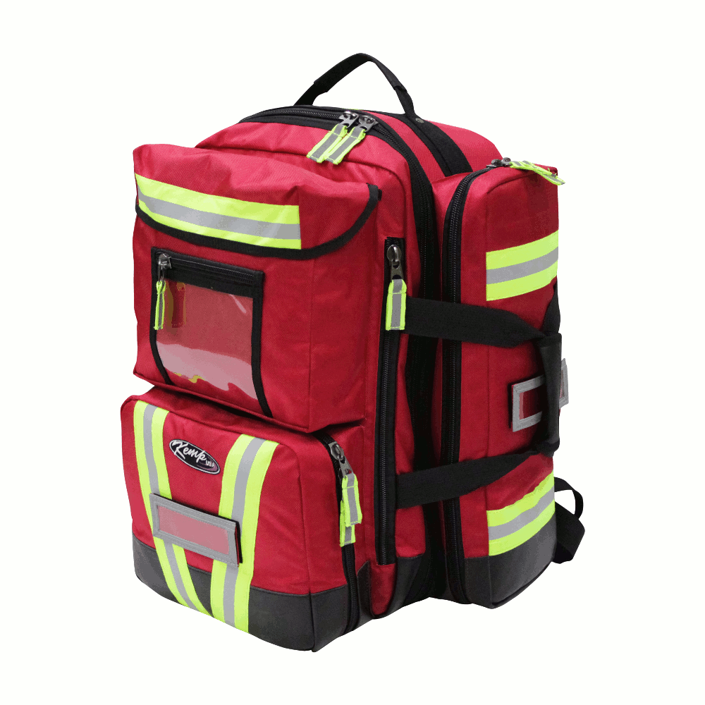 10-115-RED-PRE Premium Ultimate EMS Backpack - Red -  Kemp Usa