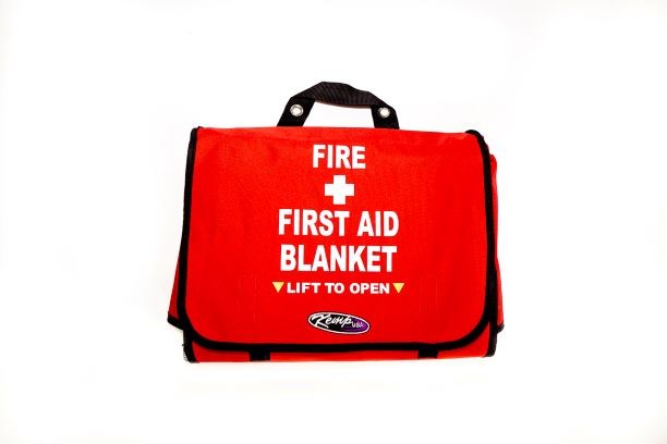 Picture of Kemp USA 10-127-BLA First Aid Blanket Bag with 80 Percent Wool First Aid Blanket