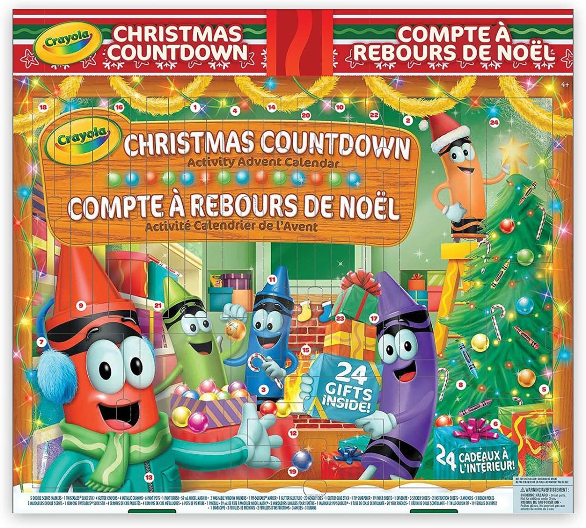 Picture of Crayola 30378930 Christmas Countdown Activity Advent Calendar