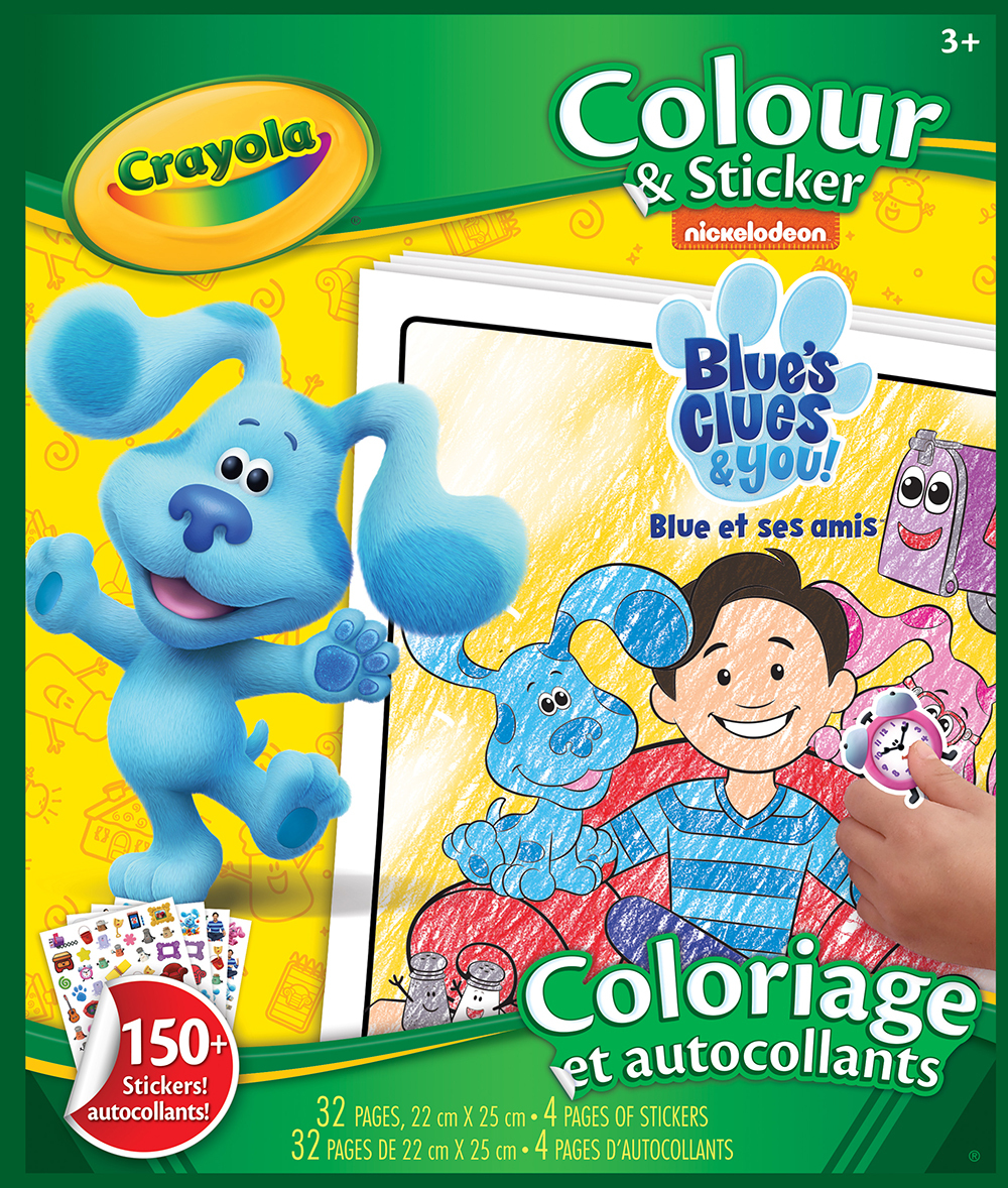 Picture of Crayola 30381645 Crayola Blue Clues & you - Colour Sticker Book