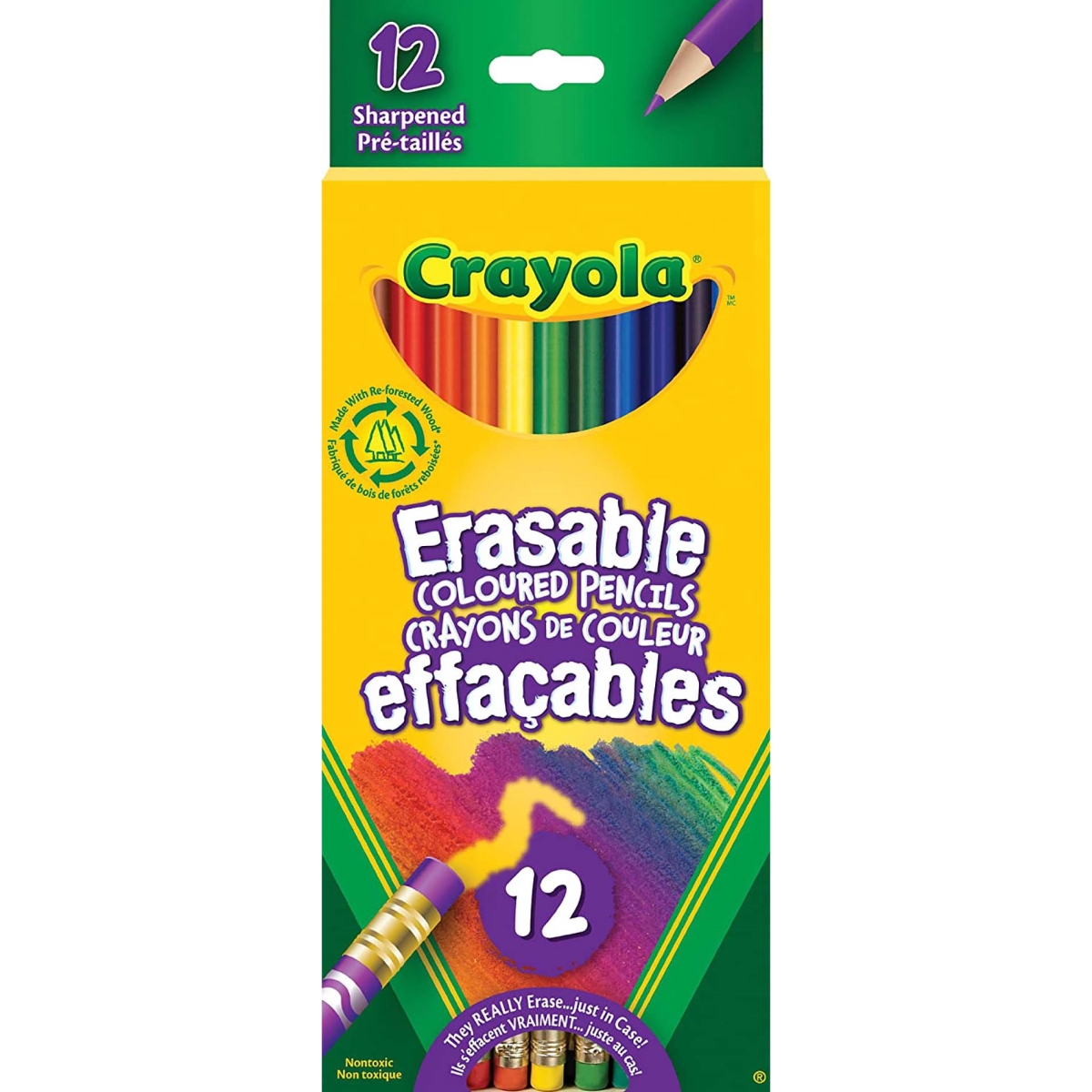 Picture of Crayola 30382795 Erasable Coloured Pencils&#44; Multi Color - 12 Count