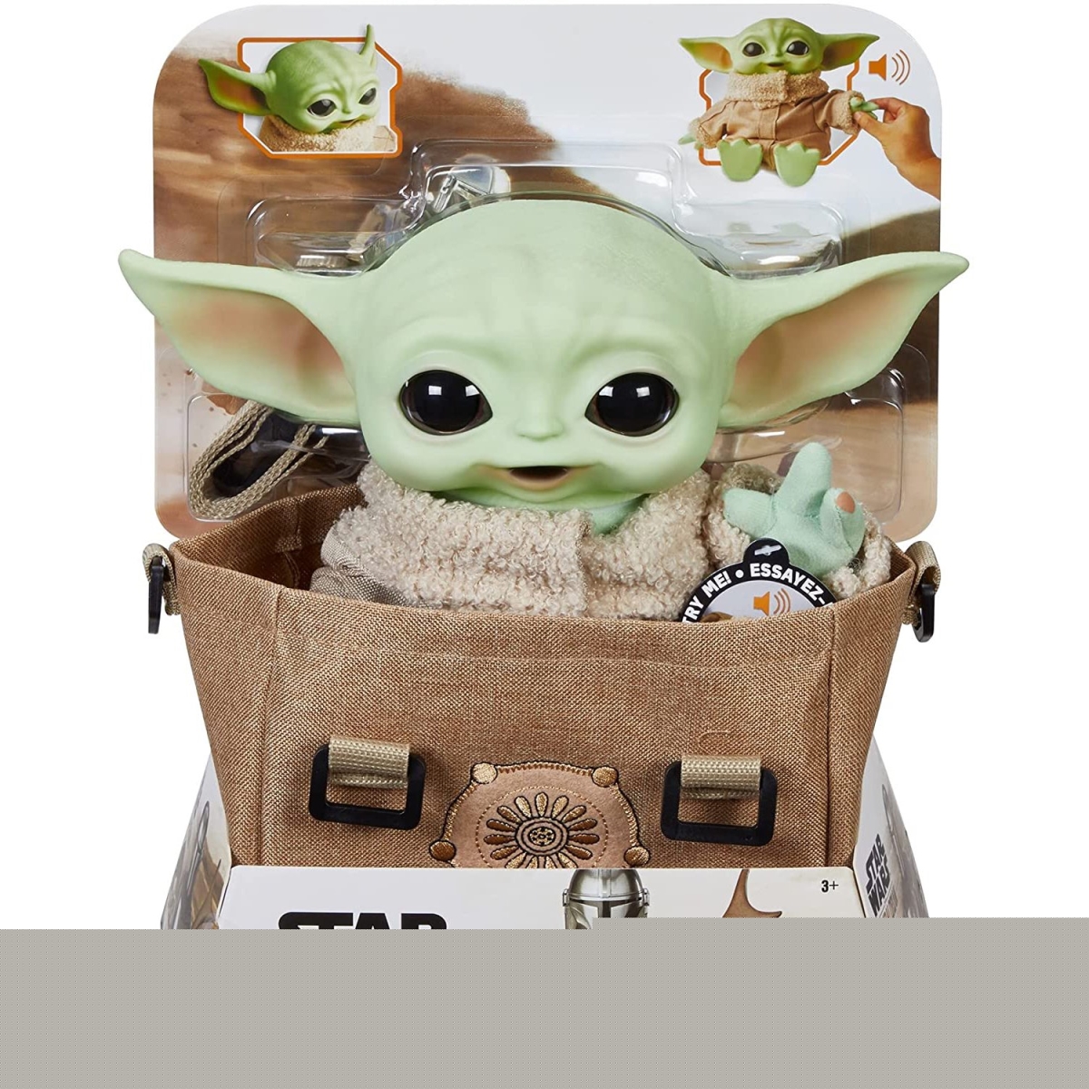 Picture of Mattel 30383675 Star Wars The Mandalorian The Child Premium Bundle Talking Plush Toy