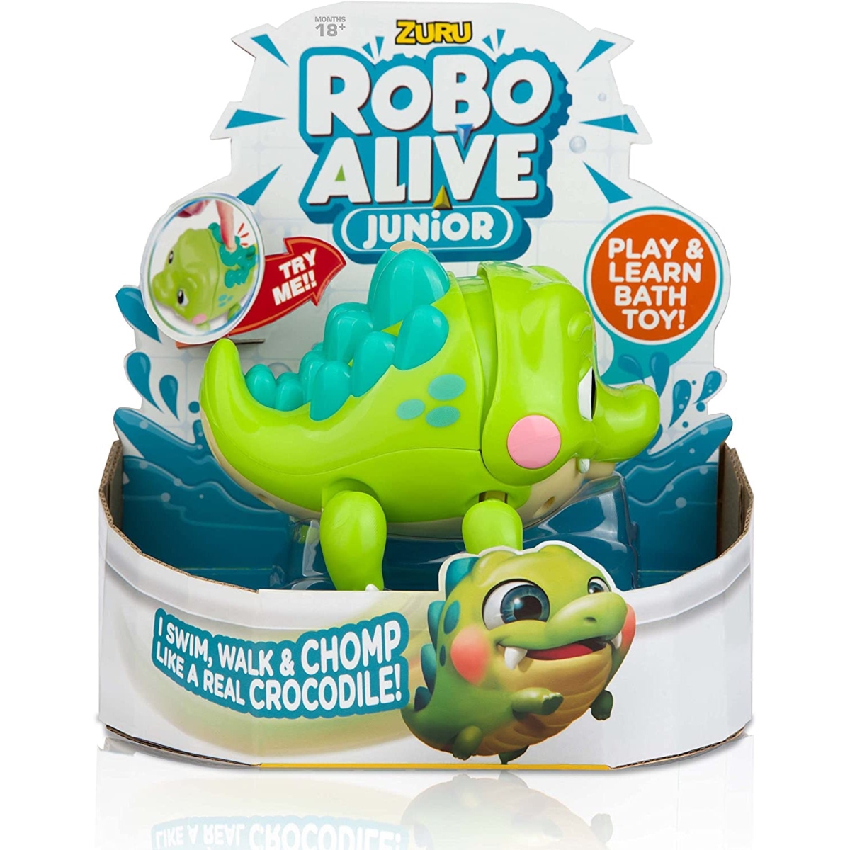 Picture of Zuru 30386300 Robo Alive Junior Crocodile Bath Toy