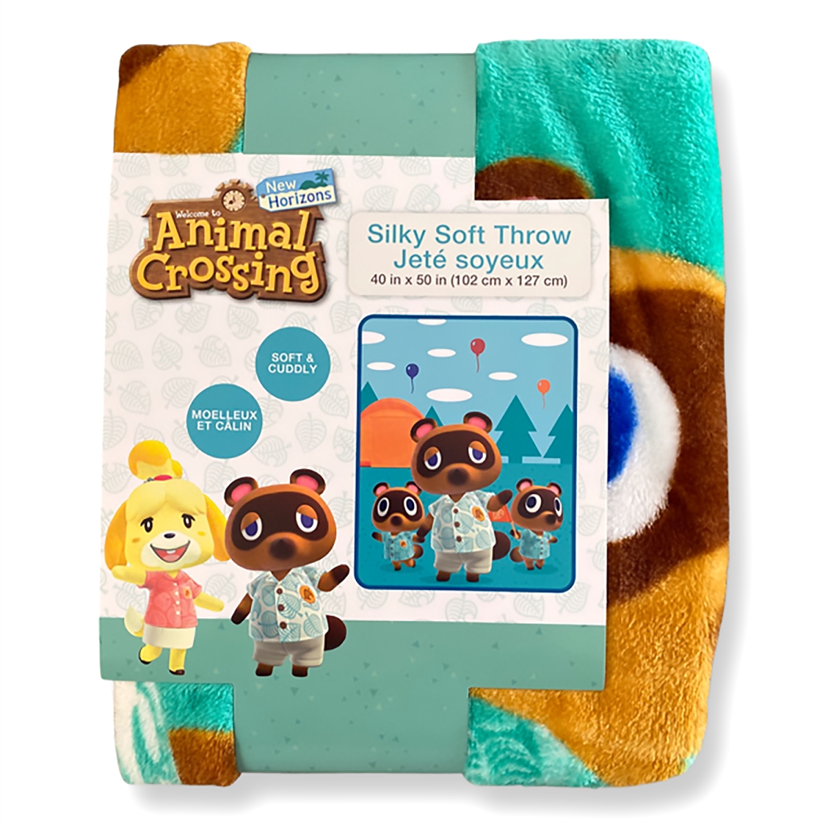 Picture of Animal Crossing 30386845 40 x 50 in. Silky Soft Throw Blanket