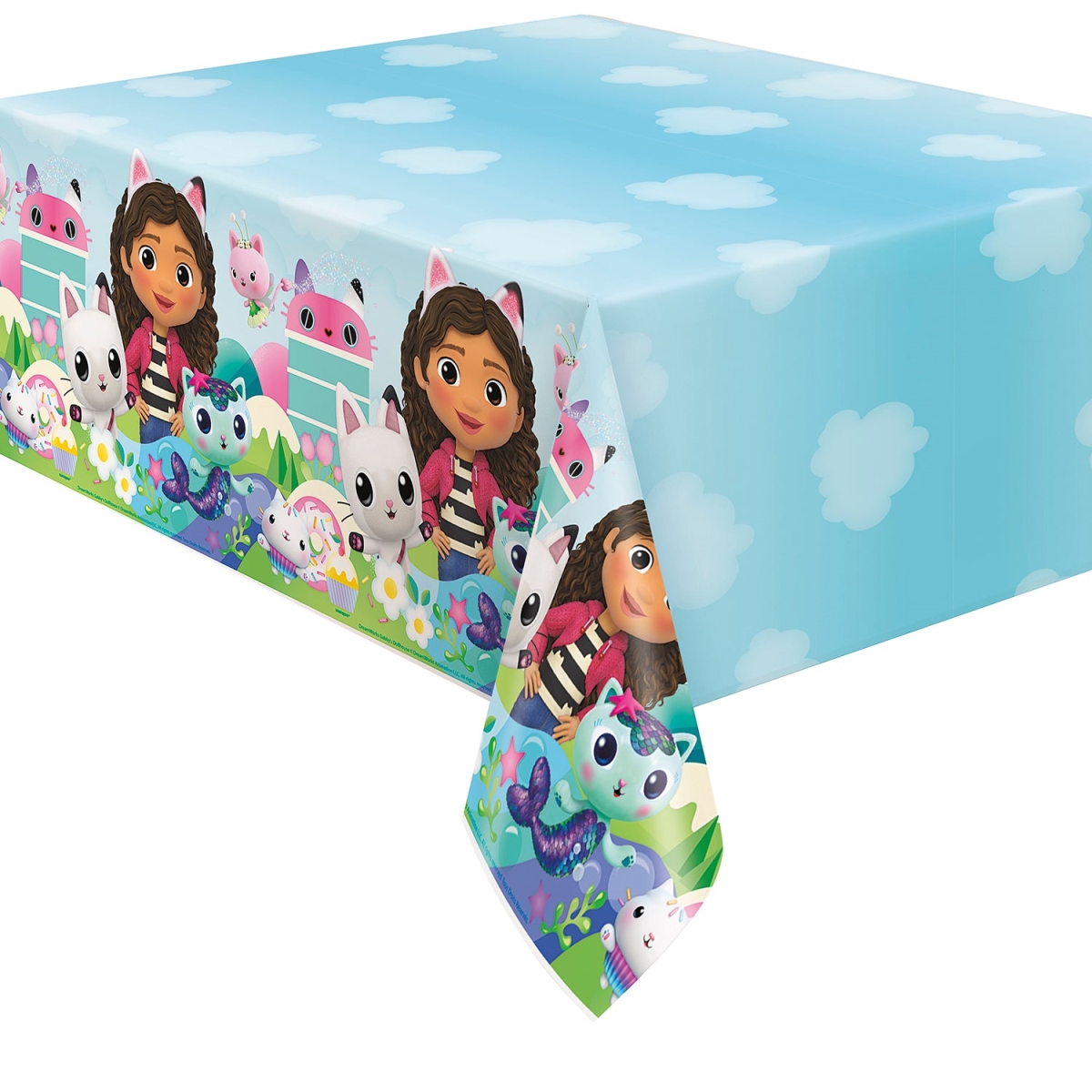 Picture of Gabbys Dollhouse 30392485 54 x 84 in. Gabbys Dollhouse Party Plastic Tablecover