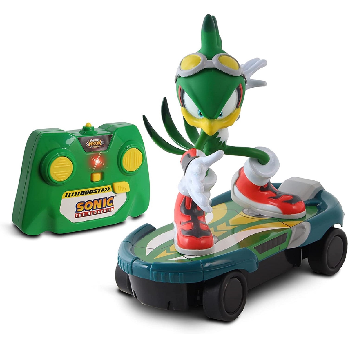 Picture of Sonic 30392545 NKOK Jet the Hawk Free Rider Radio Control Figure&#44; Green