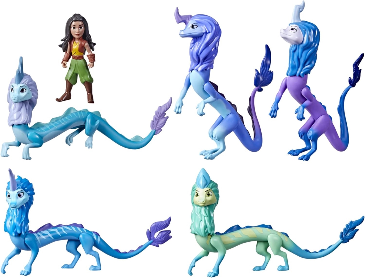 Picture of Disney 30395540 Raya & the Last Dragon Sisu Family Pack with 5 Dragon Toys & Raya Doll