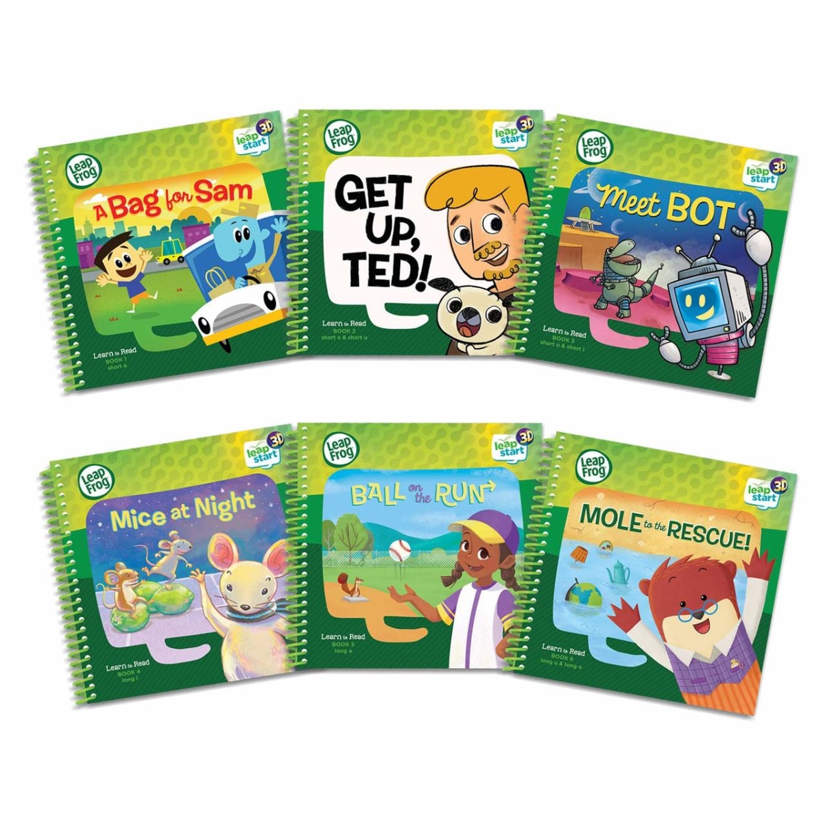 Picture of VTech Electronics Europe BV 30374025 Volume 1 LeapFrog LeapStart Learn to Read Storybook Set - Pack of 6