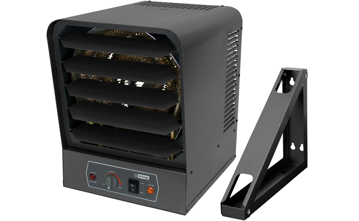 240V Garage Heater 1 Phase 10KW with Stat Hi & Low Switch Bracket
