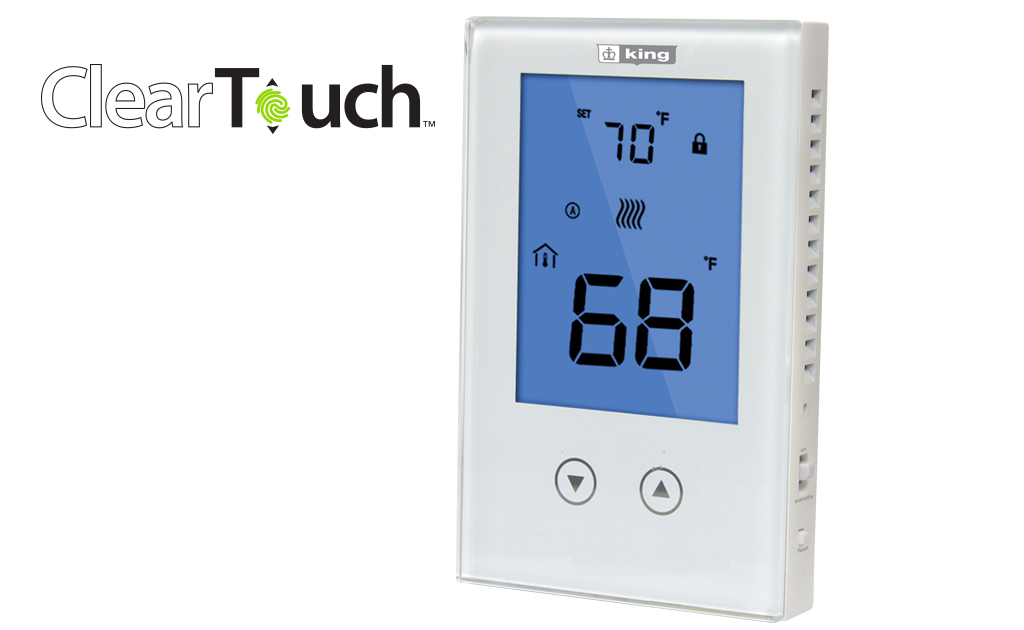 Line Voltage Thermostat, Double Pole, Non-Programmable, 120/208/240V AC, 15 A