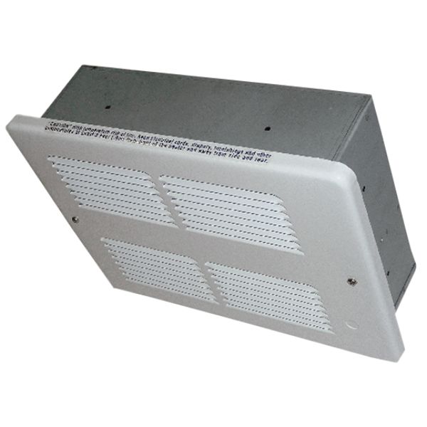 240 & 208V 1000-500W & 750-375W Ceiling Heater, White