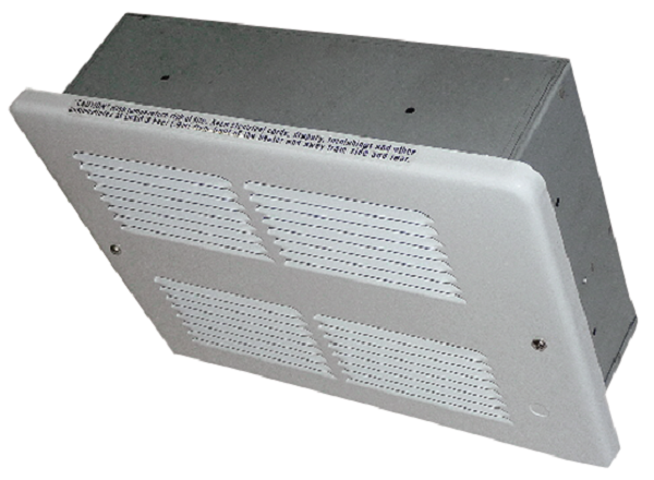 120V 1500-750W Electric Ceiling Heater, White