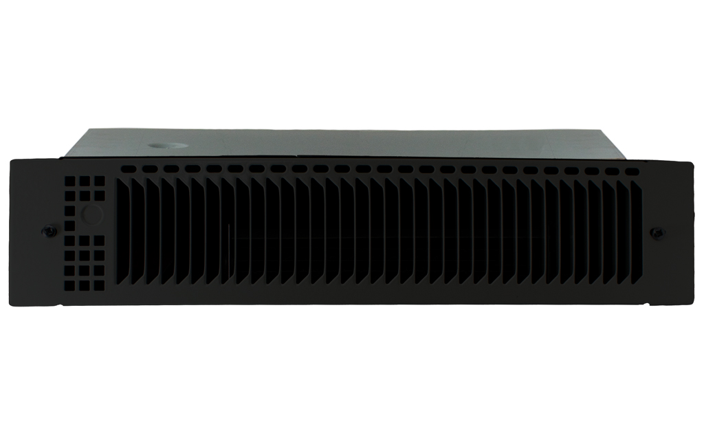 1125 - 1500W 208 - 240V Multi-Watt Kickspace Heater, Black