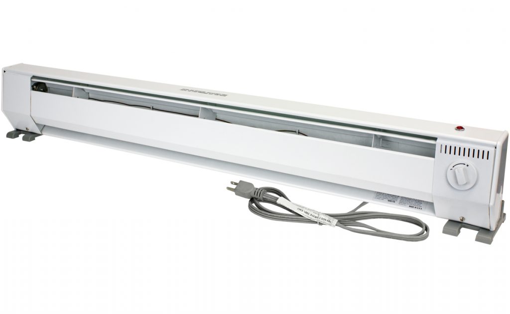 KP1210 4 ft. 120V 1000W Portable Baseboard Heater, White