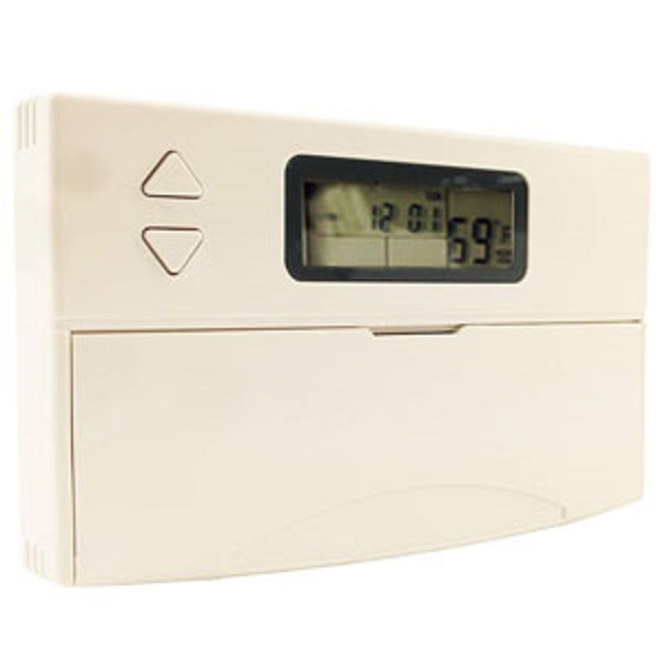 Picture of King Electric EP-3 24V LCD Display Programmable Thermostat&#44; White