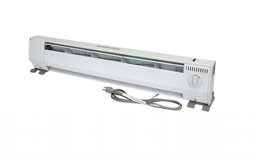KPH1210 3 ft. 120V 1000W Portable Baseboard Heater, White