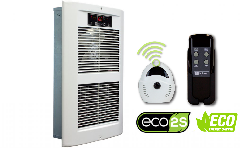208V 4500W Electronic Wall Heater, White Dove