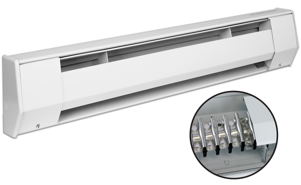 K BASEBOARD HEATER 5 ft 277V/240V 1332/1000 BRIGHT WHITE
