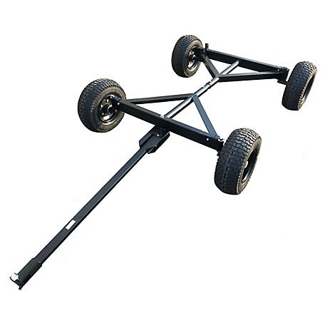 2200 lb Utility Trailer with High-Speed Hubs - Black