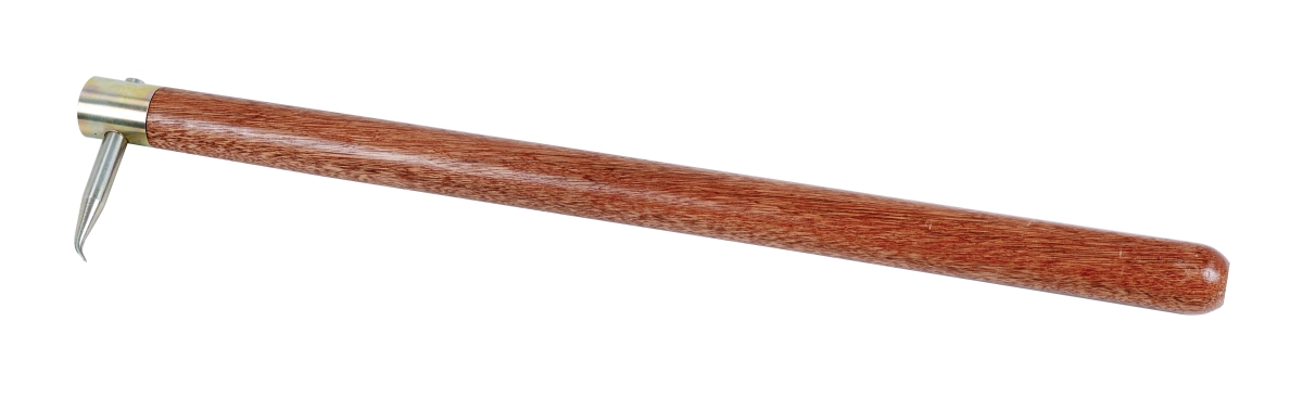 Wood Handle Hookaroon - Brown