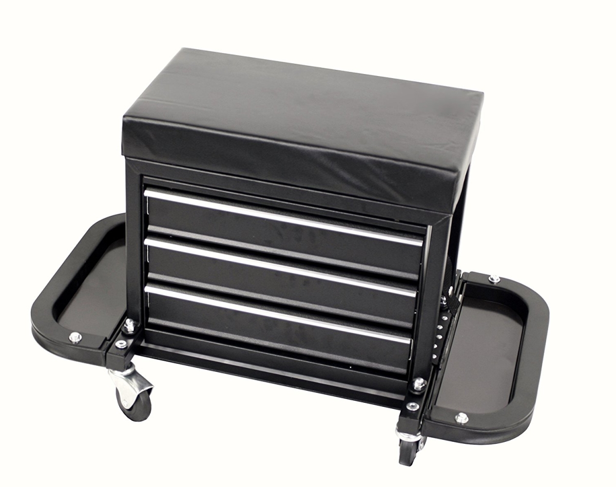 BAC-110101 3-Drawer Rolling Tool Chest Seat