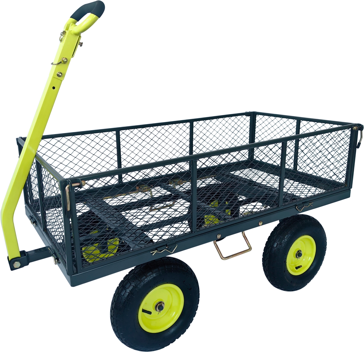 24 x 48 in. 1000 lbs 3-in-1 Dual Side Dump Wagon