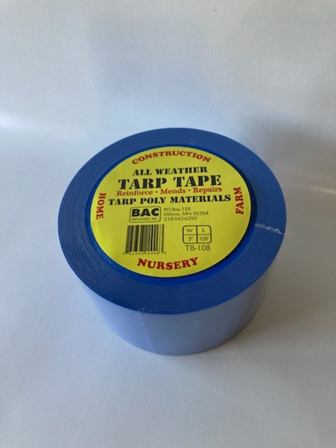 TB-108 3 in. x 108 ft. Tarp Tape - Blue