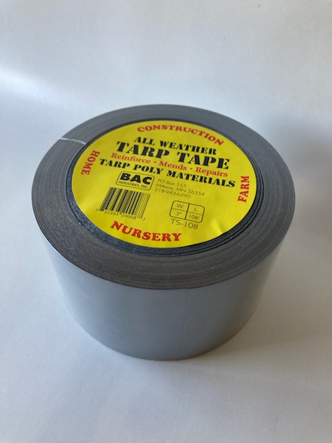 TS-108 3 in. x 108 ft. Tarp Tape - Silver