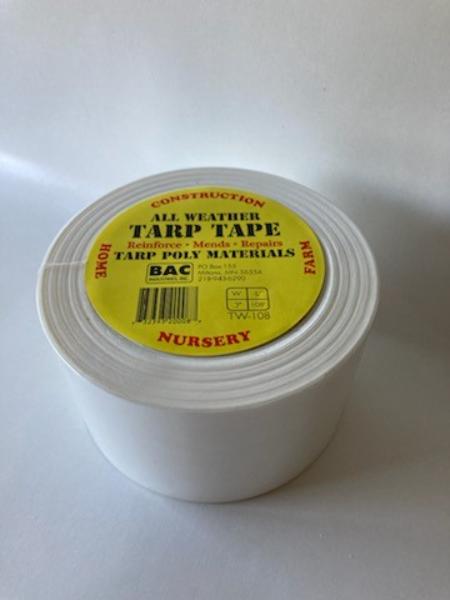 TW-108 3 in. x 108 ft. Tarp Tape - White
