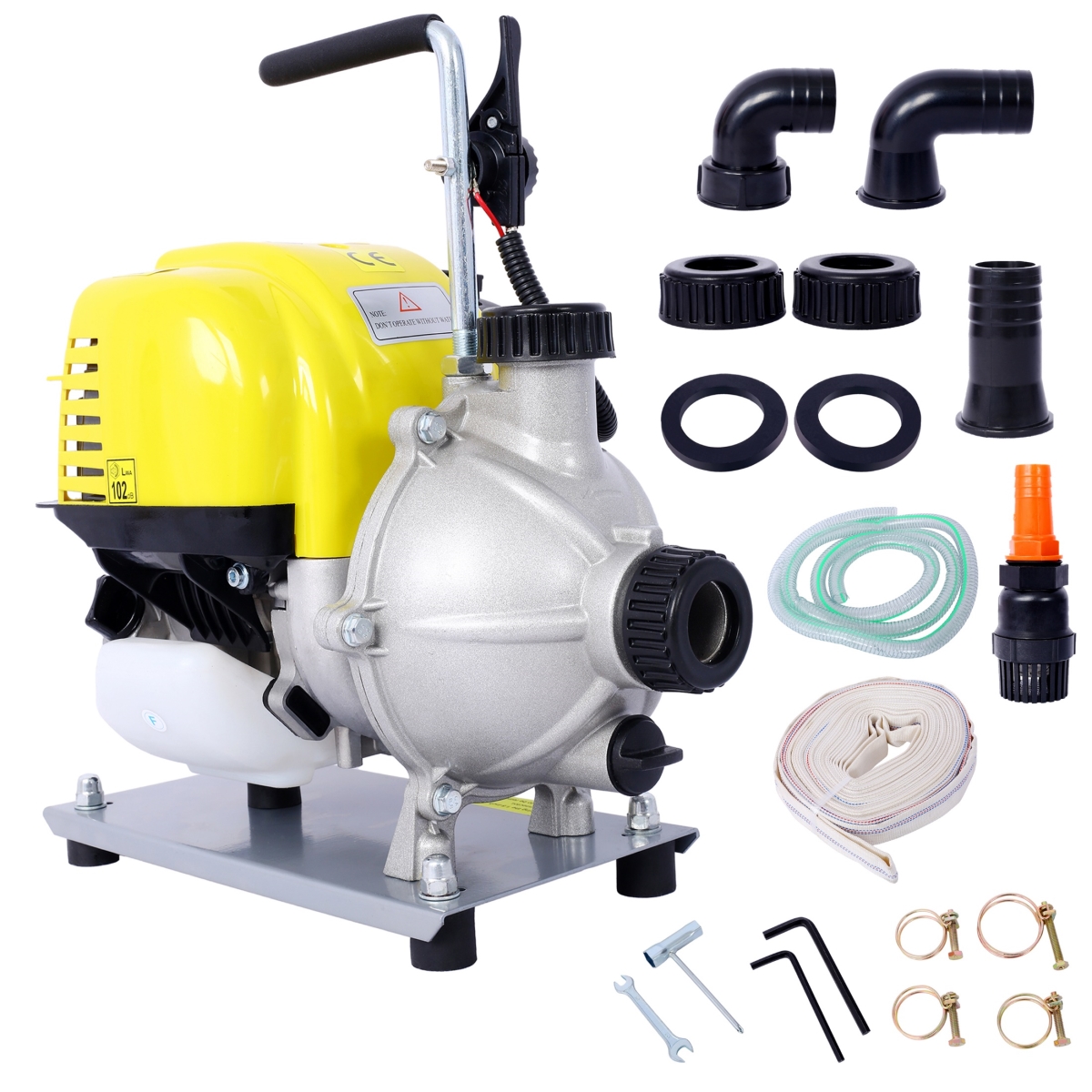 BAC-W465121003 1.5 in. 38CC 4 Stroke Gasoline Water Pump