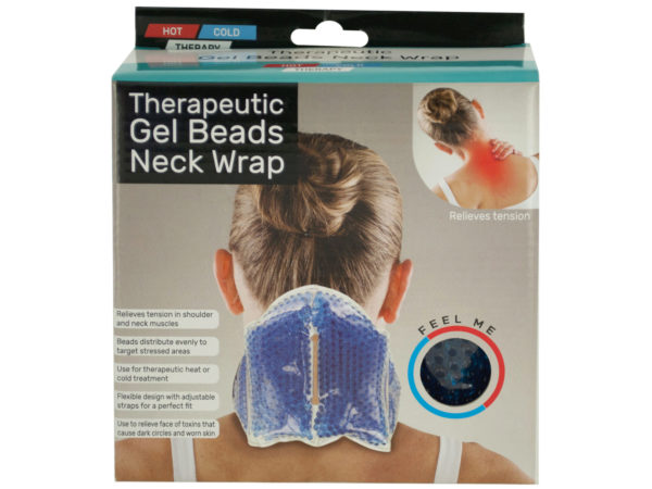 Picture of Kole Imports HB198-12 Therapeutic Gel Beads Neck Wrap - Pack of 12