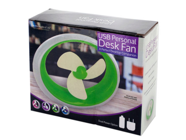 Picture of Kole Imports OS916-12 2 lbs&#44; USB Personal Desk Fan -Pack of 12