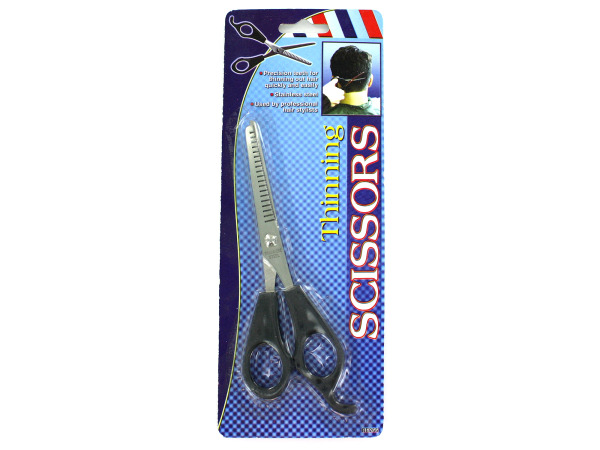 Picture of Kole Imports BE266-24 6 in. Stainless Steel Thinning Scissors - Pack of 24