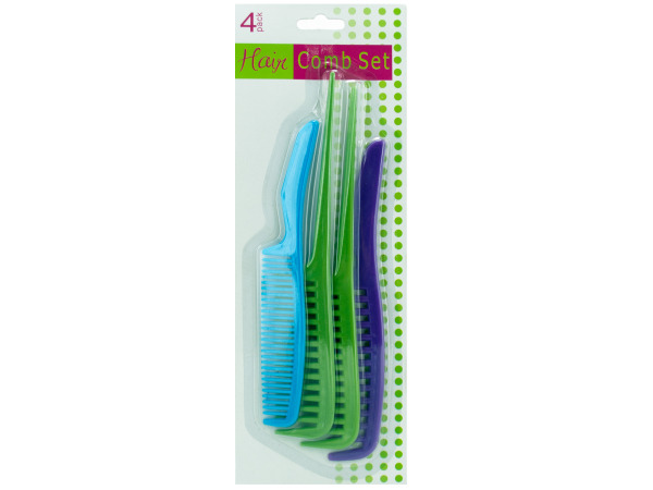 Picture of Kole Imports GC773-24 Plastic Comb Set&#44; Pack of 24