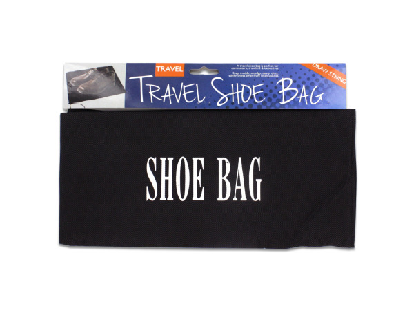 Picture of Kole Imports HA095-96 16 x 12 in. Drawstring Travel Shoe Bag - Pack of 96
