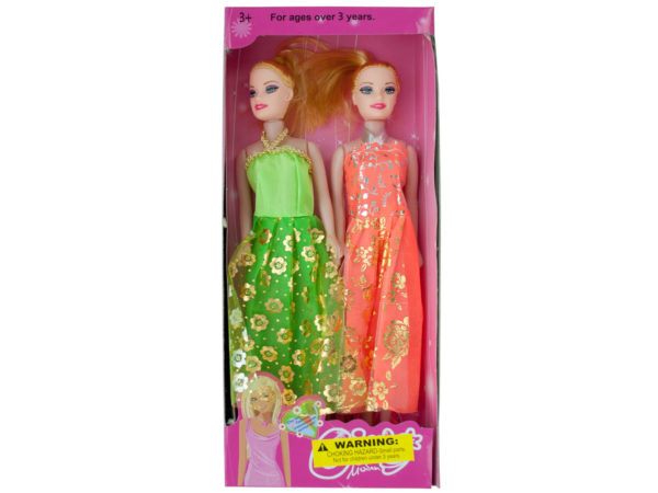 Picture of Kole Imports GH503-12 Fancy Fashion Doll Set - Pack of 12