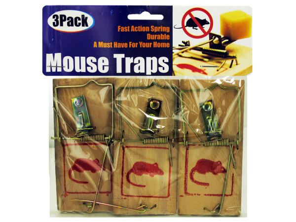 Picture of Kole Imports HZ001-48 1.75 x 3.75 in. Mouse Traps Set - Pack of 48