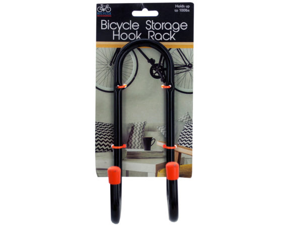 Picture of Kole Imports OT367-12 8 x 3 in. Wall Mount Bicycle Storage Hook Rack - Pack of 12