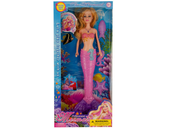 Picture of Kole Imports KL248-12 Mermaid Princess Doll - Pack of 12