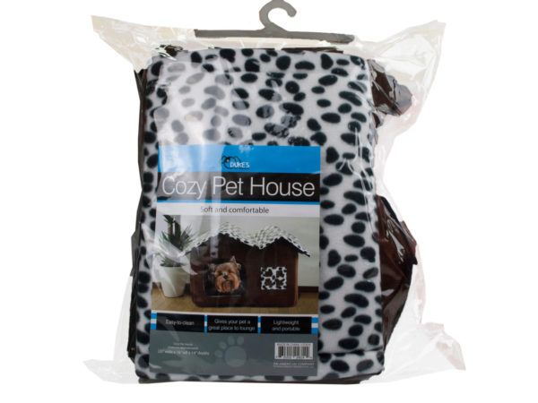 Picture of Kole Imports OT876-1 Luxury High End Double Pet House Brown Dog Room