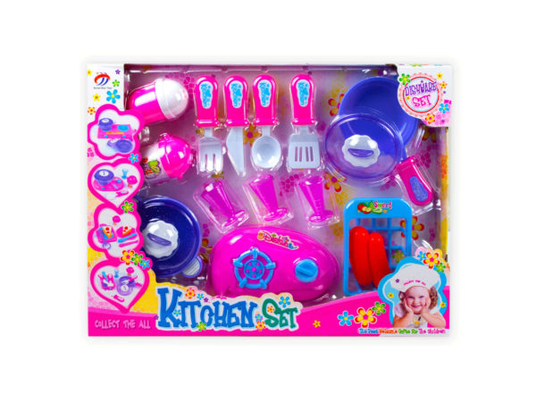 Picture of Kole Imports OT958-6 Kitchen Cooking Play Set  Multi Color - Set of 6 -Pack of 6