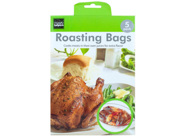 Picture of Kole Imports HX454-12 15 x 9.75 in. Roasting Bags, 5 Piece - Pack of 12
