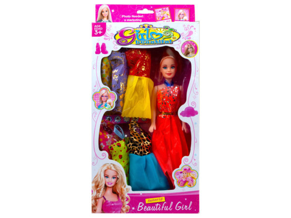 Picture of Kole Imports OT955-12 11.5 in. Fashion Doll with Outfits - Pack of 12