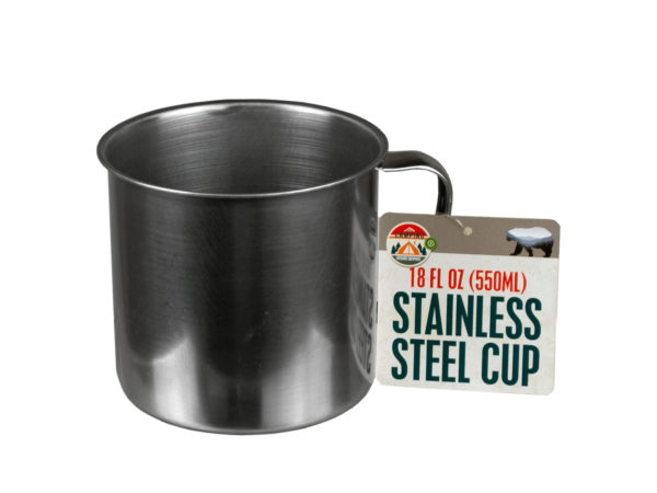 Picture of Kole Imports HC413-12 550 ml Stainless Steel Cup - 12 Piece -Pack of 12