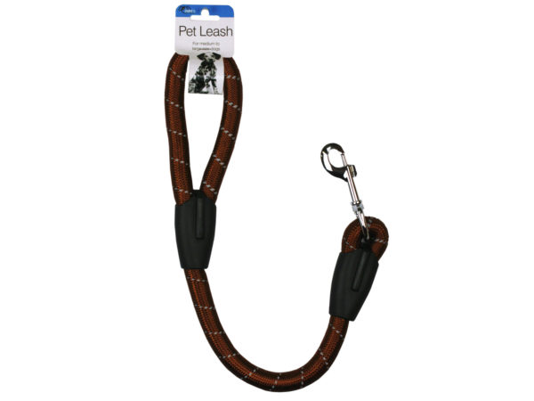 Picture of Kole Imports DI605-6 Pet Leash&#44; Brown & Black - 6 Piece -Pack of 6