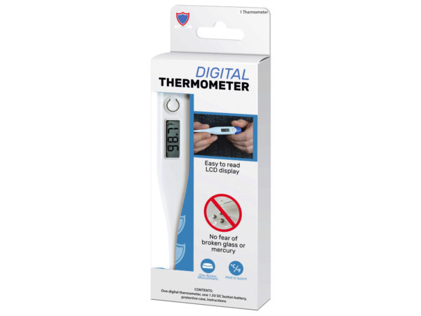 Picture of Kole Imports GE463-36 Digital Medical Thermometer - Case of 36