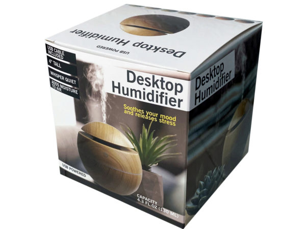 Picture of Kole Imports HF231-2 130 ml Color Changing Humidifier - Pack of 2