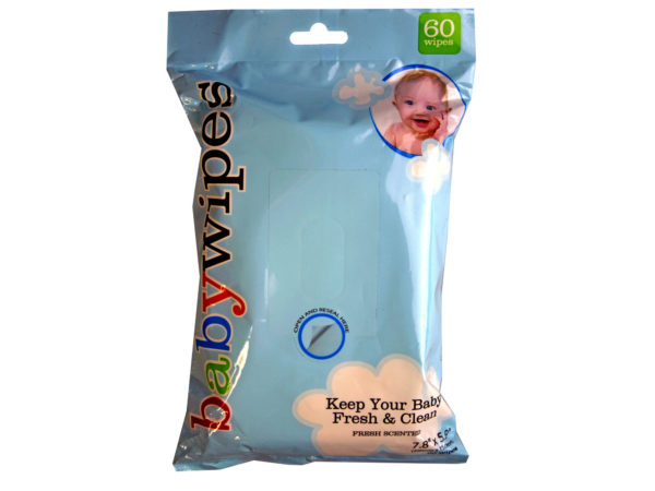 Picture of Kole Imports GE513-9 Baby Wipes - 60 per Pack - Pack of 9