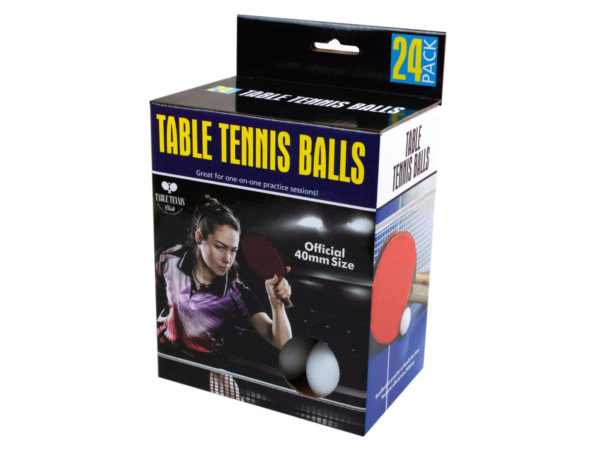Picture of Kole Imports KL604-24 Table Tennis Balls - Pack of 24 - Case of 24