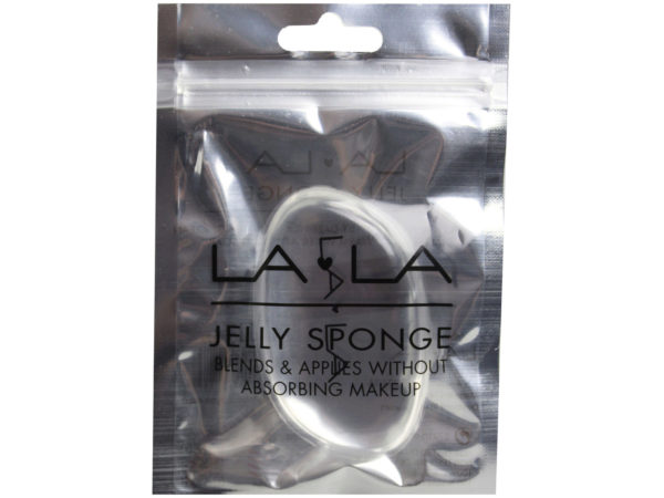Picture of Kole Imports MK384-48 Lala Jelly Sponge Oval Makeup Blending Sponge&#44; Pack of 48